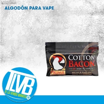 Algodon organico para vape cotton bacon vaper juca hooka
