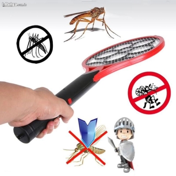Raqueta eléctrica mata mosquitos zapper mata moscas recargable
