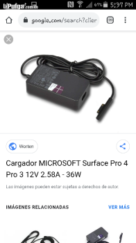 Cargador surfase pro4 y pro3