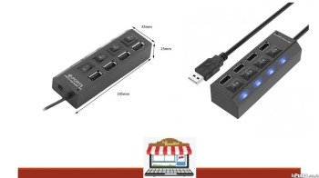 Puertos con interruptor hub usb multipuerto interfaz 4 usb