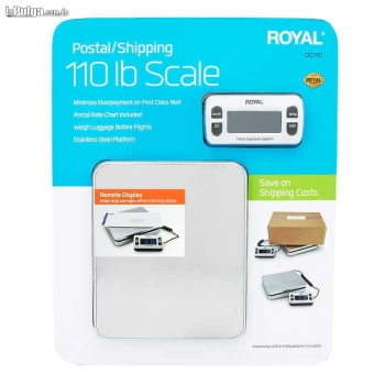 Peso de escala digital royal postal/shipping 110lb scale
