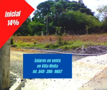 Solares en venta en villa mella santo domingo norte