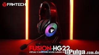 Headset fantech 7.1 hg22 fusión w/microphone gaming rgb.