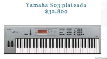Piano yamaha s03 plateado