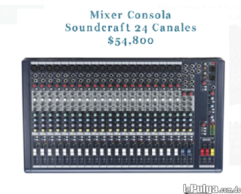 Mixer soundcraft 24 ch
