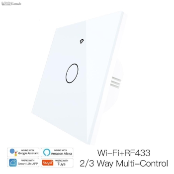 Interruptor tactil wifi 1 conector no usa neutro