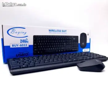 Teclado y mouse inalambrico buy-6033