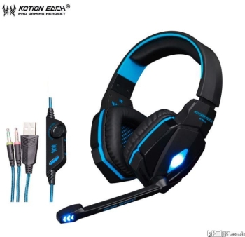 Audifonos gaming g4000 con cancelación de ruido y microfono