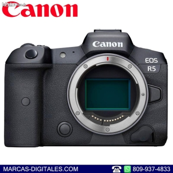 Canon eos r5 solo cuerpo kit full frame camara mirrorless