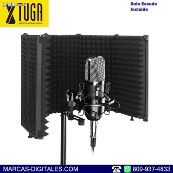 Xtuga p75 barrera aislante para microfono