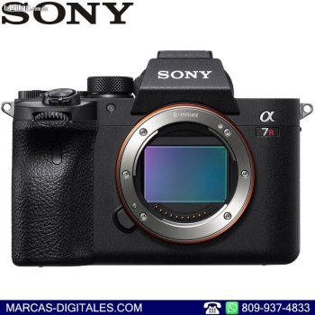 Sony alpha a7r iv set solo cuerpo camara mirrorless full frame