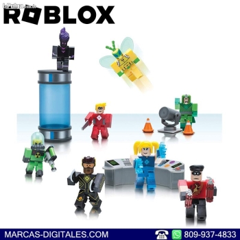 Roblox action collection - heroes of robloxia set de 8 figuras