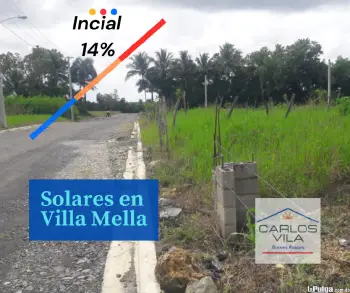 Solares en villa mella construya su vivienda