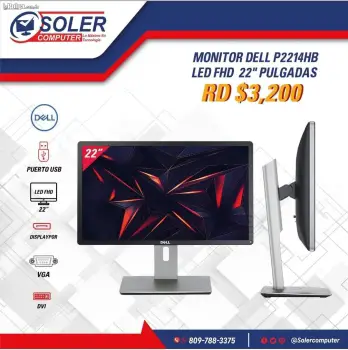 Especial monitor dell p2214hb ips 22 pulg