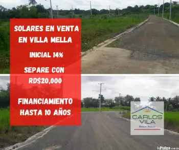 Solares en venta en villa mella santo domingo norte