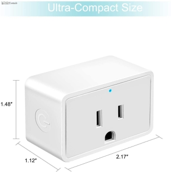 Conector de corriente enchufe wifi encienda