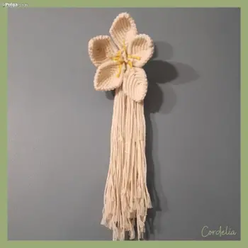 Flor en macrame