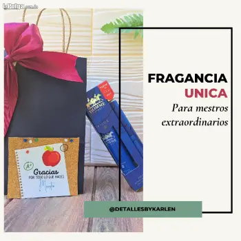 Perfume fragancia aroma regalo para profesor