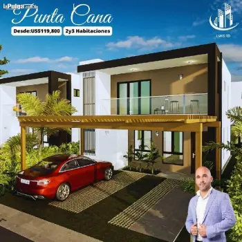 Villas de 3 habitaciones en bávaro punta cana