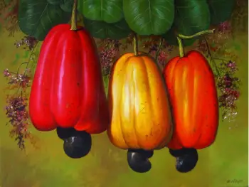 Pintor dominicano cuadro costumbrista obra de arte e.vidal