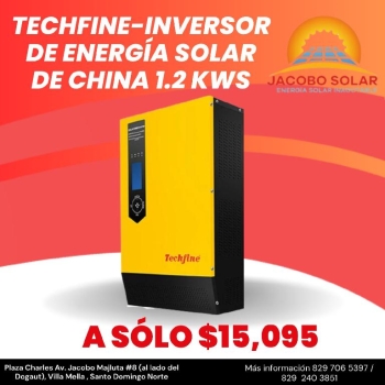 Inversor techfine solar de 1.2kw