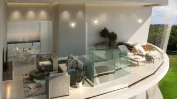 Cana rock space condos en venta de 1 dormitorio  bavaro la a