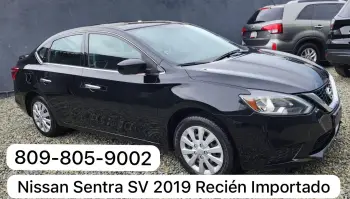 Nissan sentra sv 2019 recién importado negro