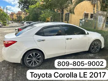 Toyota corolla le 2017 blanco