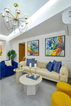 Apartamento en venta amueblado en bella vista
