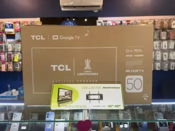 Televisor smart tv tcl de 50 google tv hdmi 2.1 excelente para juegos