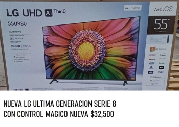 Tv 4k lg 55 pulgadas 55ur8000 2023 nueva control magico 32500