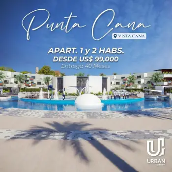 Apartamentos de 1 y 2 habitaciones desde us99000 en vistacana