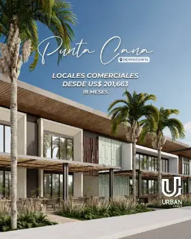 Locales comerciales para venta en downtown punta cana