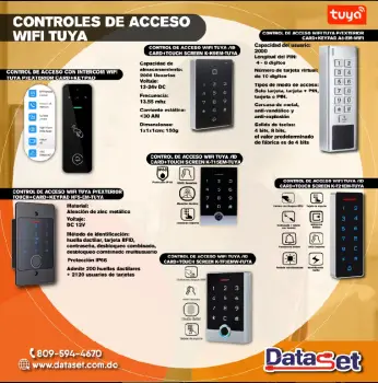 Control de acceso wifi tuya