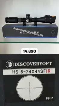 Rifle mira telescopica  hs 6-24x44 primer plano focal pcp