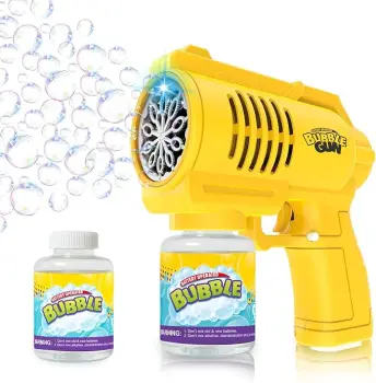 Pistola de burbujas de 10 orificios para niños
