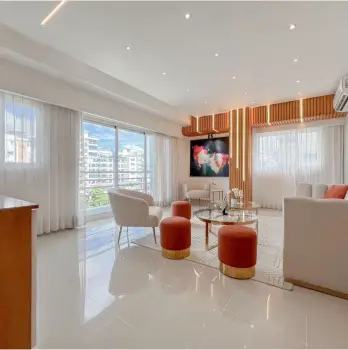 Apartamento amueblado 3 hab en renacimiento en alquiler