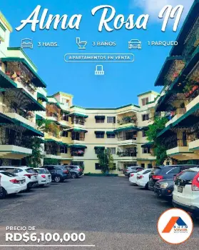 Apartamento en alma rosa ii