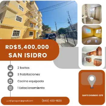 Apartamento nuevo en san isidro