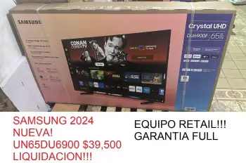 Tv samsung 65 pg. un65du6900 2024 nuevo ultimo modelo
