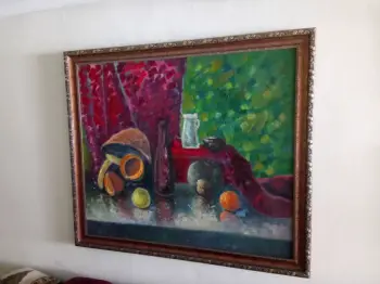Cuadro de oleo 58 x  52