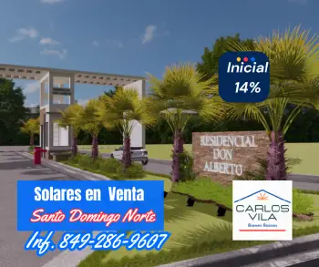 Solares en venta en santo domingo norte