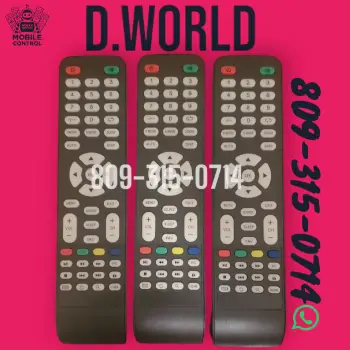 Control para tv d.world