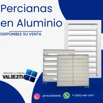 Percianas de aluminio disponible de valdezma