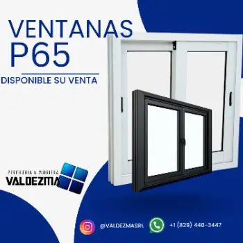 Ventanas p65 disponibles en valdezma