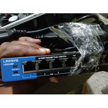 Linksys lgs108p switch poe gigabyte 8 puertos