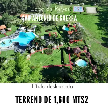 Vendo terreno de 1600 mts2 en ideal para tu casa campestre en lago de