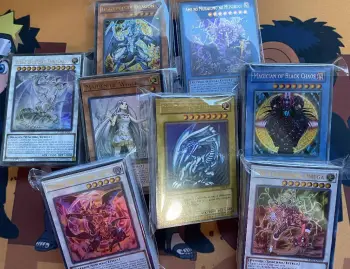 Packs de tarjetas yugioh 50 cartas 3 raras/ultras/secretas aseguradas