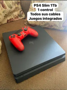Ps4 1tb con juegos incluidos  juegos físicosnegociable