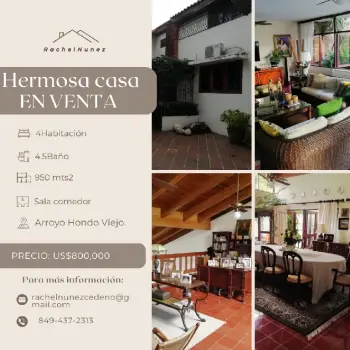 Casa en venta en arroyo hondo viejo.